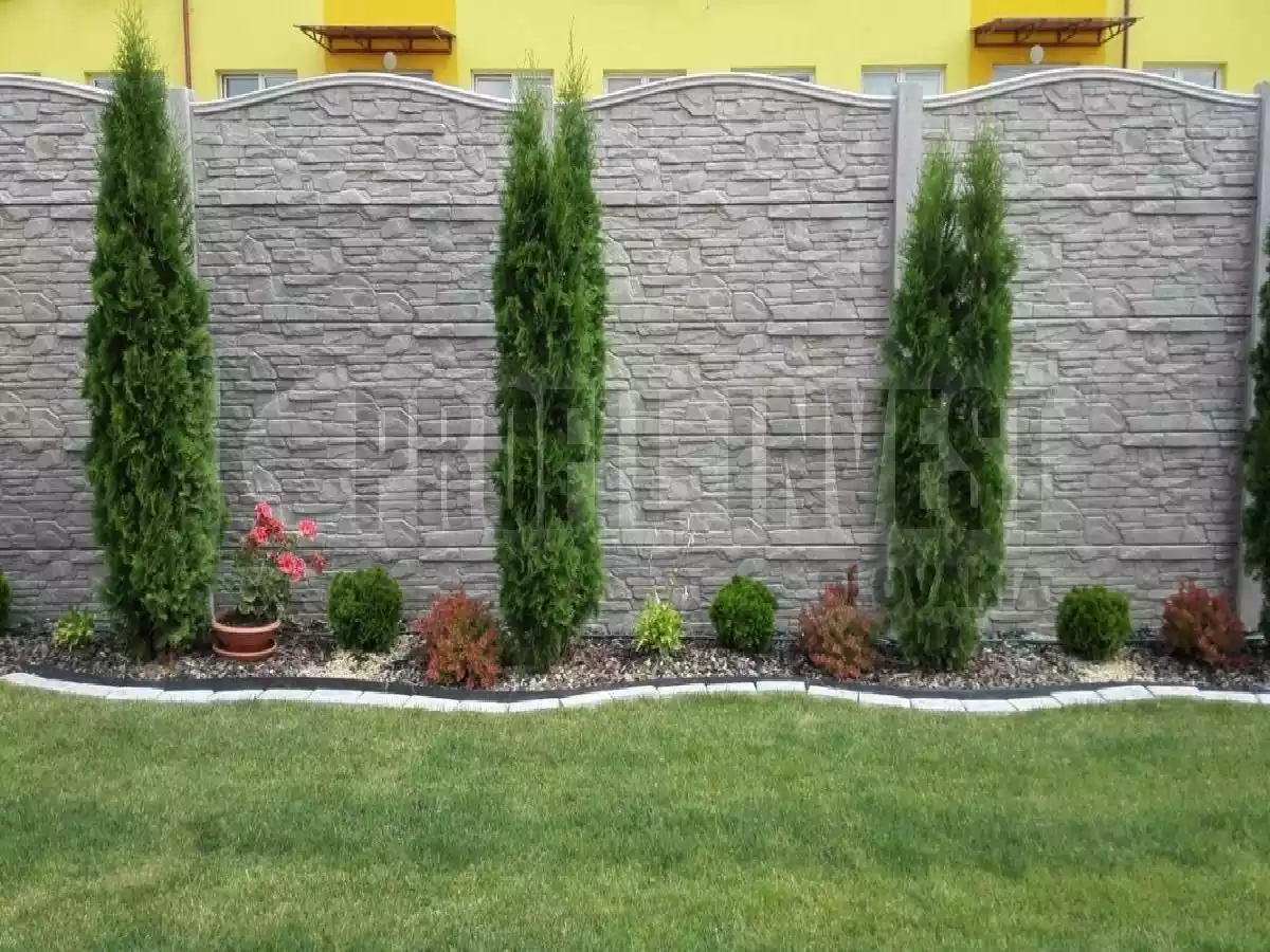 Farebné prevedenie - Klasické šedé - Betónové ploty