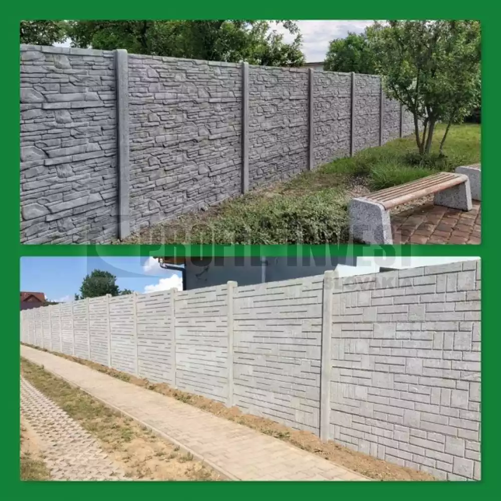 Obojstranné ploty - 24b/64 - Betónové ploty