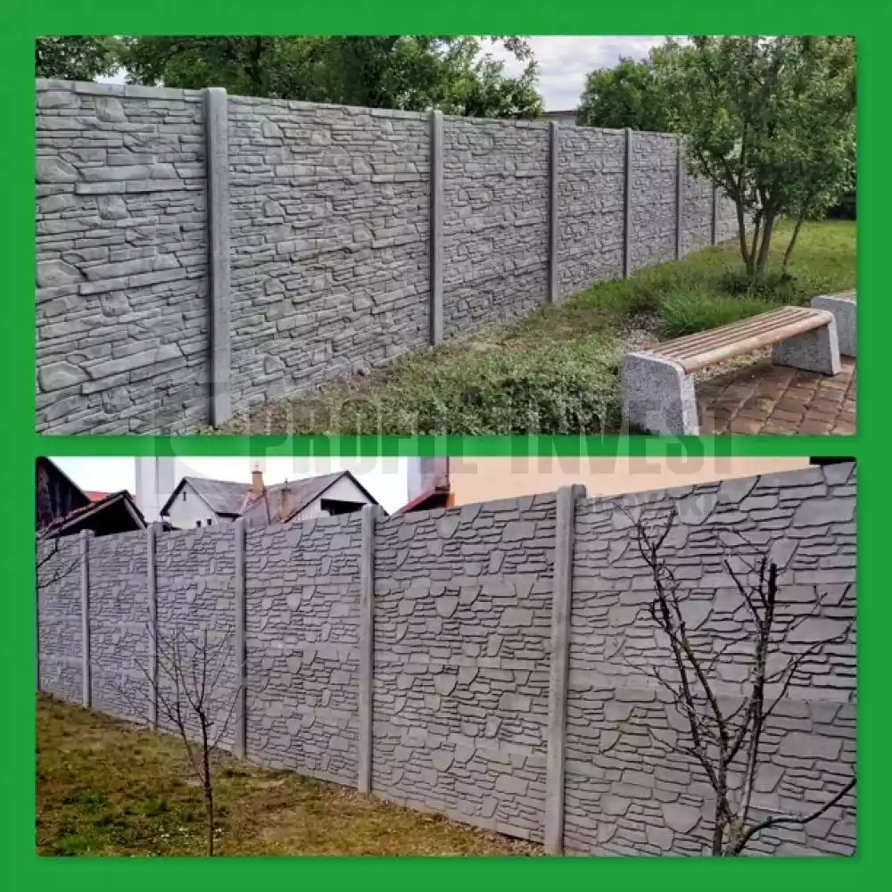 Obojstranné ploty - 24b/66 - Betónové ploty