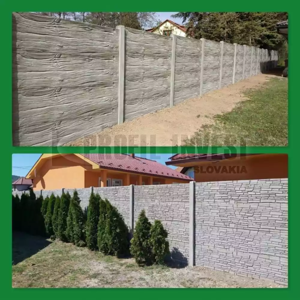 Obojstranné ploty - 51b/24 - Betónové ploty